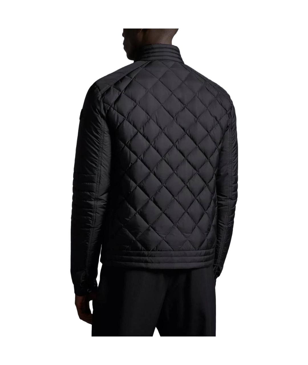 MONCLER Черный пуховик, фото 2