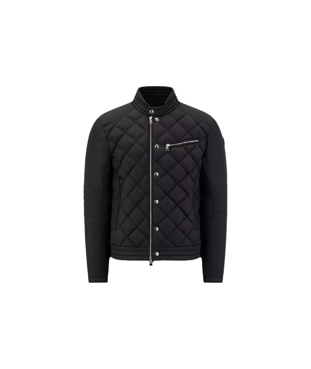 MONCLER Черный пуховик, фото 1