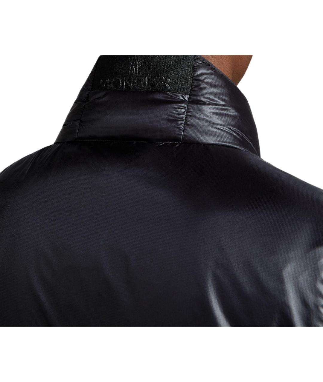 MONCLER Черный полиамидовый жилет, фото 4