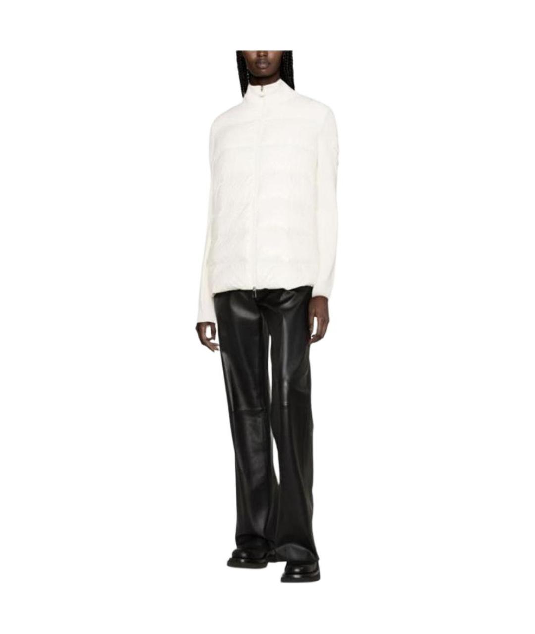 MONCLER Белый пуховик, фото 4