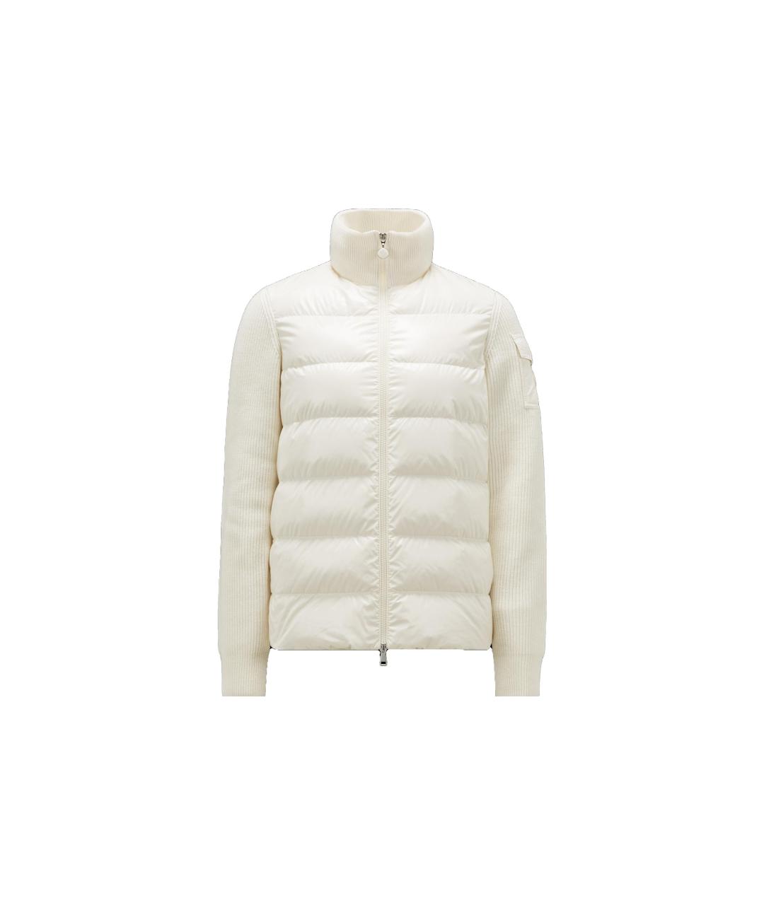 MONCLER Белый пуховик, фото 8
