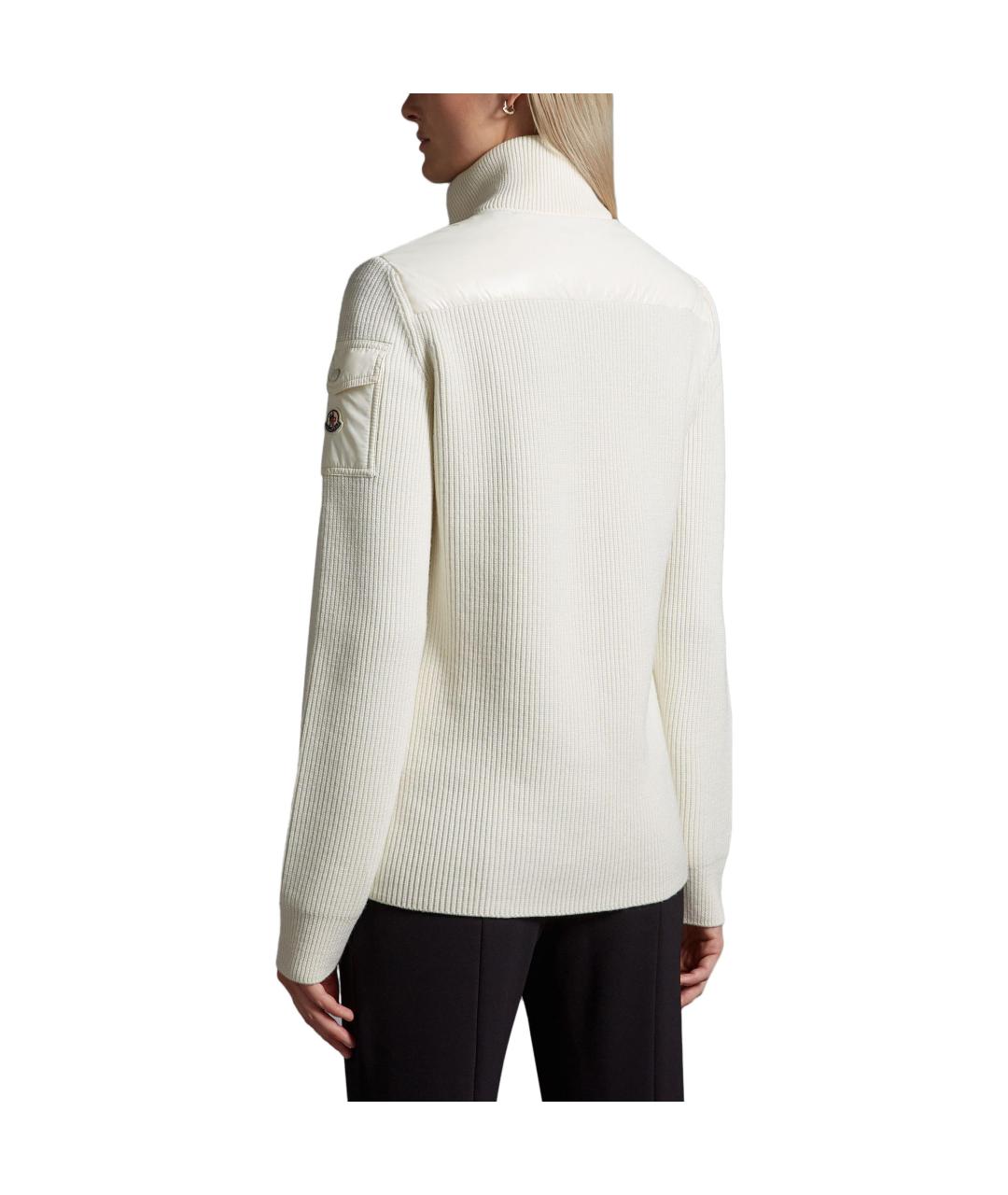 MONCLER Белый пуховик, фото 3