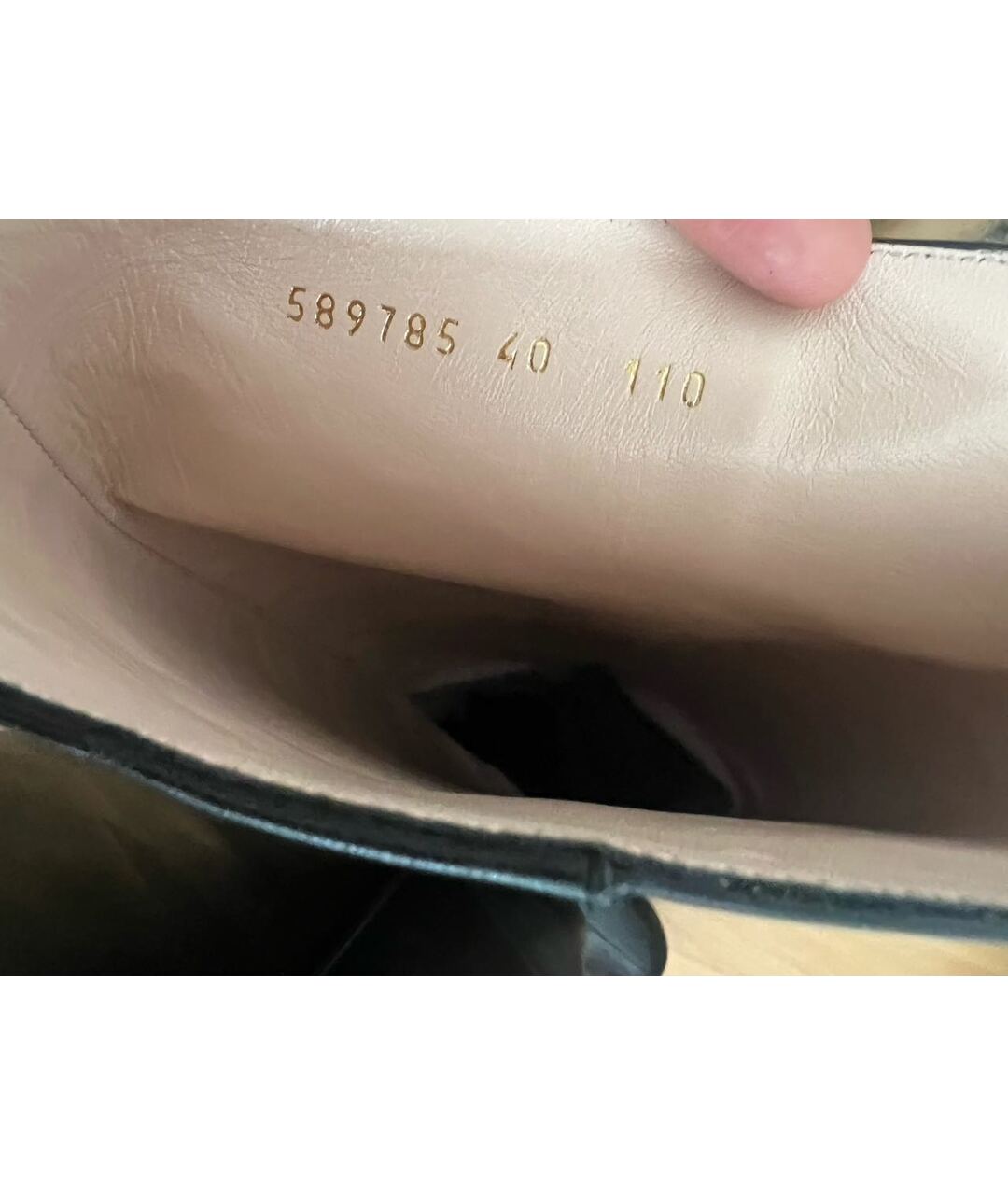 GUCCI Черные кожаные сапоги, фото 8