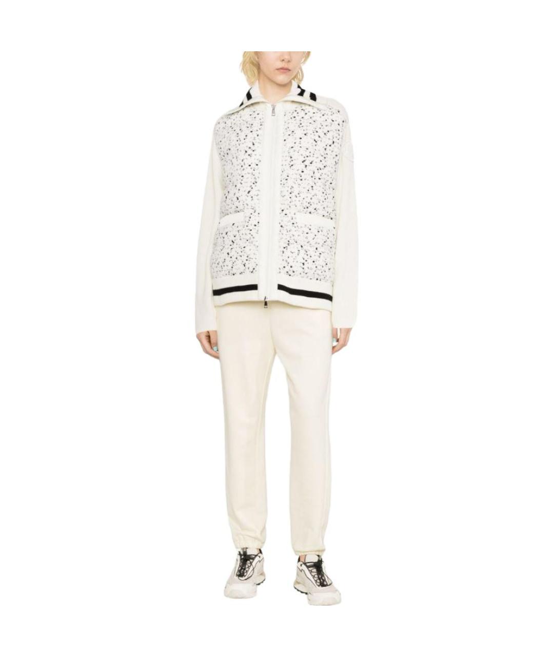 MONCLER Белый пуховик, фото 2