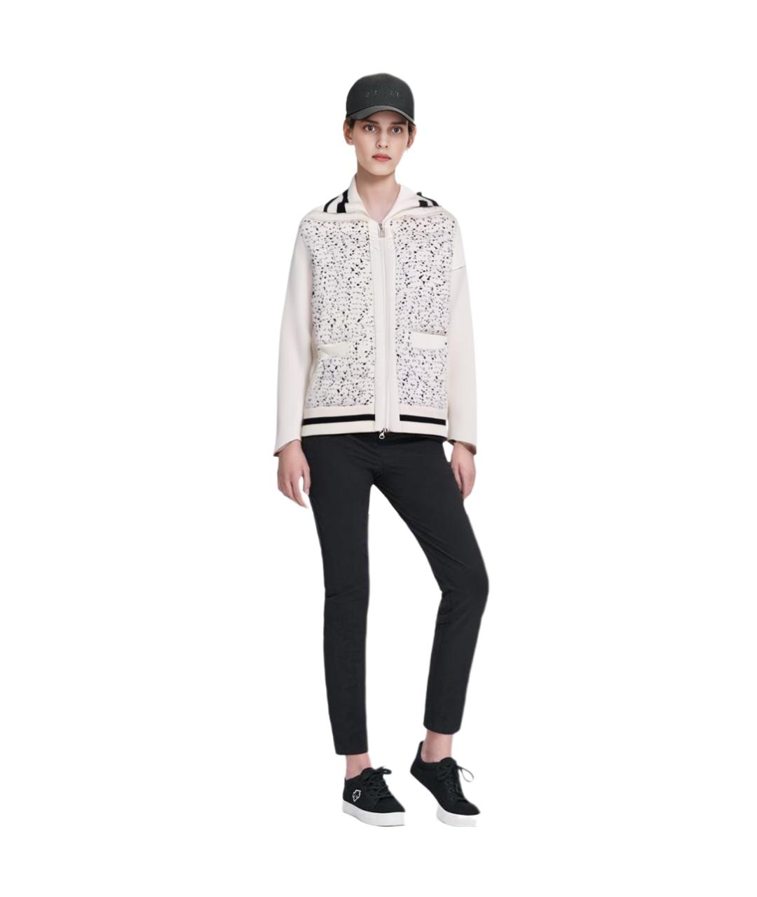 MONCLER Белый пуховик, фото 6