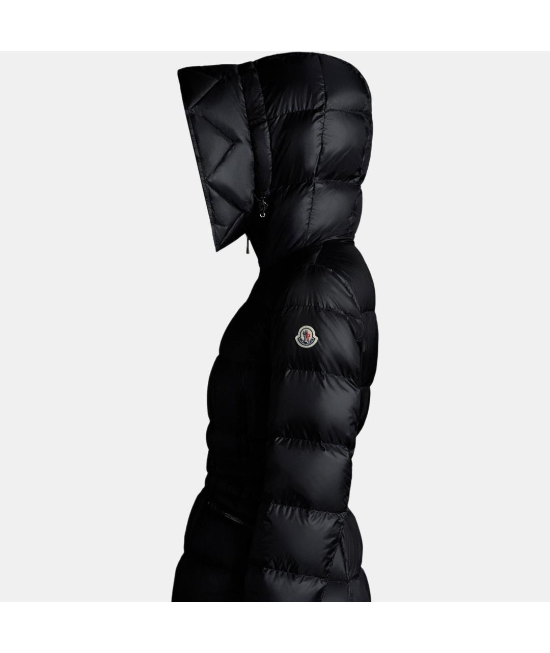MONCLER Черный пуховик, фото 2