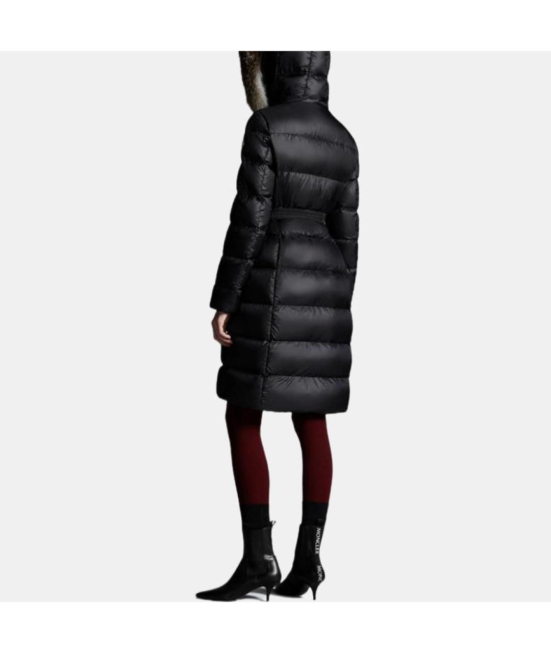 MONCLER Черный пуховик, фото 5
