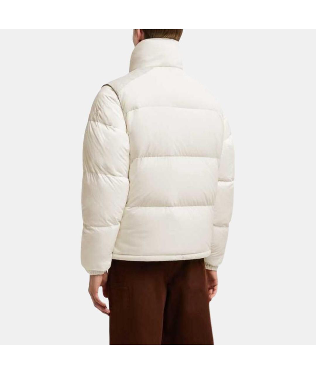 MONCLER Белый пуховик, фото 3