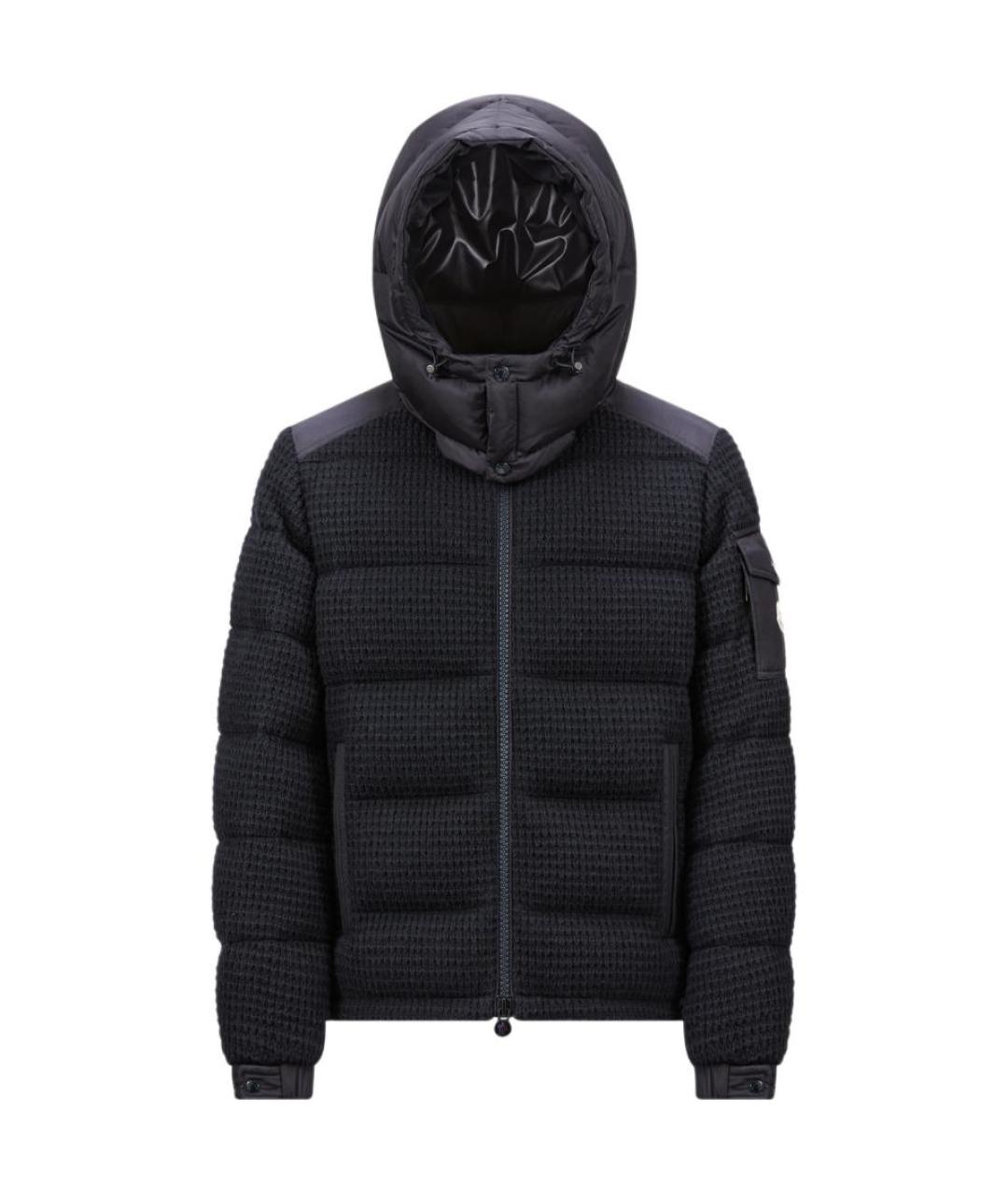 MONCLER Синий пуховик, фото 1