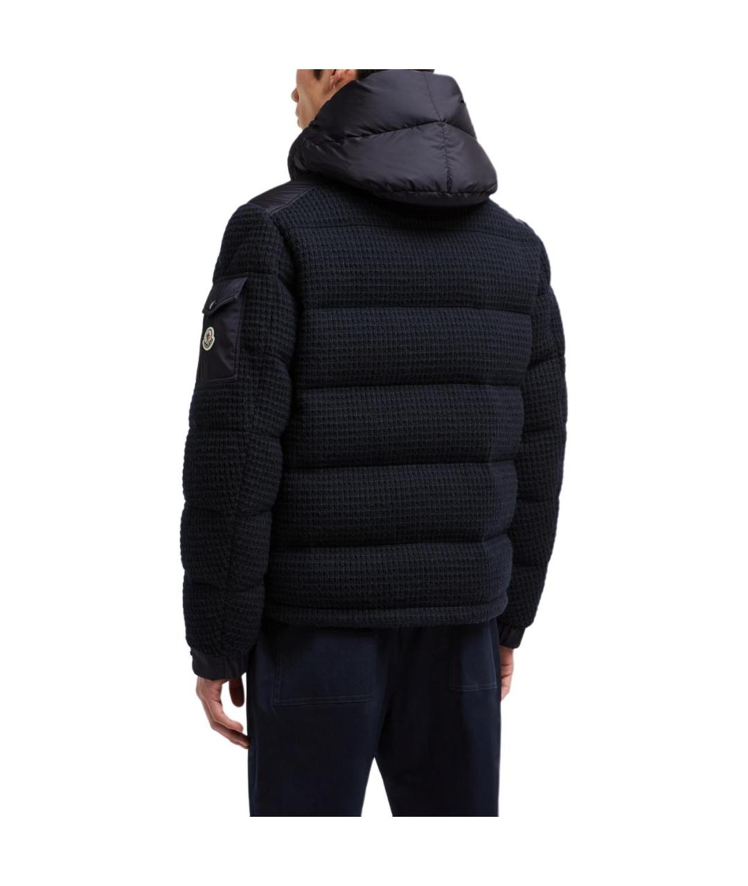MONCLER Синий пуховик, фото 4