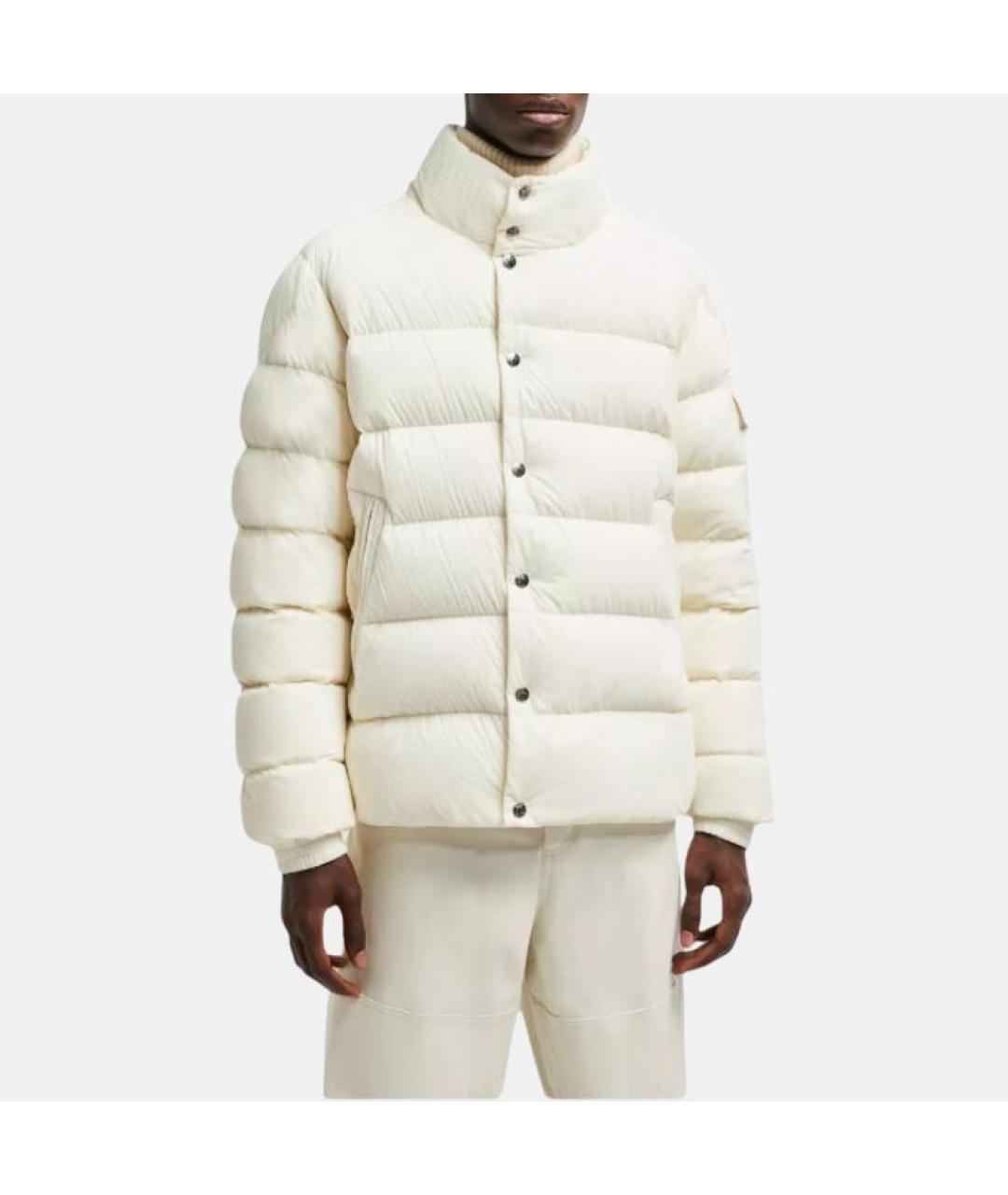 MONCLER Белый пуховик, фото 2