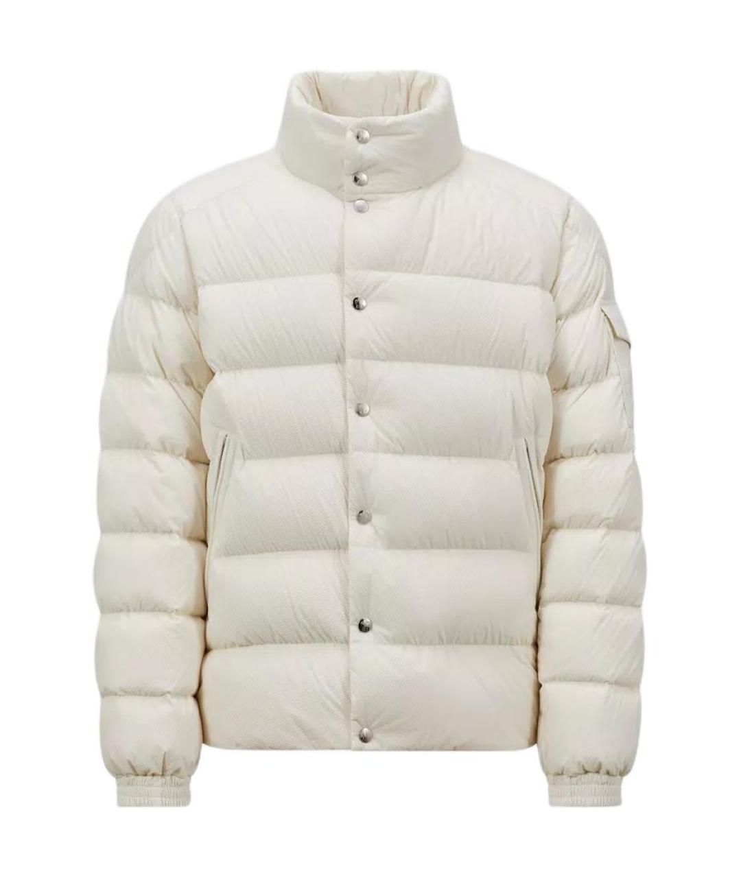 MONCLER Белый пуховик, фото 1