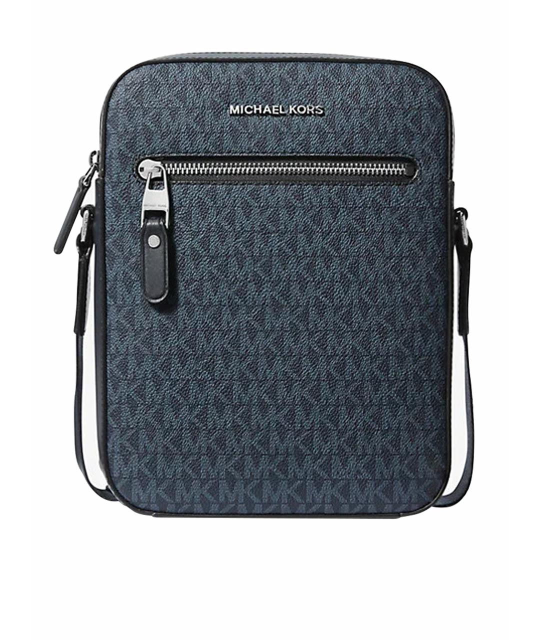 MICHAEL KORS Синяя сумка на плечо из искусственной кожи, фото 1