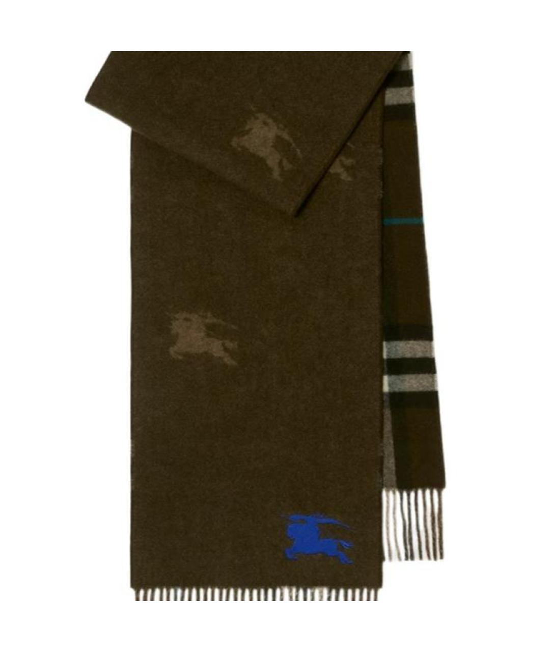BURBERRY Коричневый шарф, фото 3
