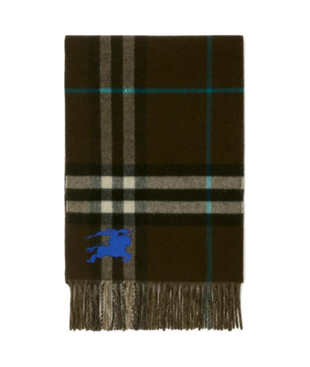 BURBERRY Коричневый шарф, фото 2