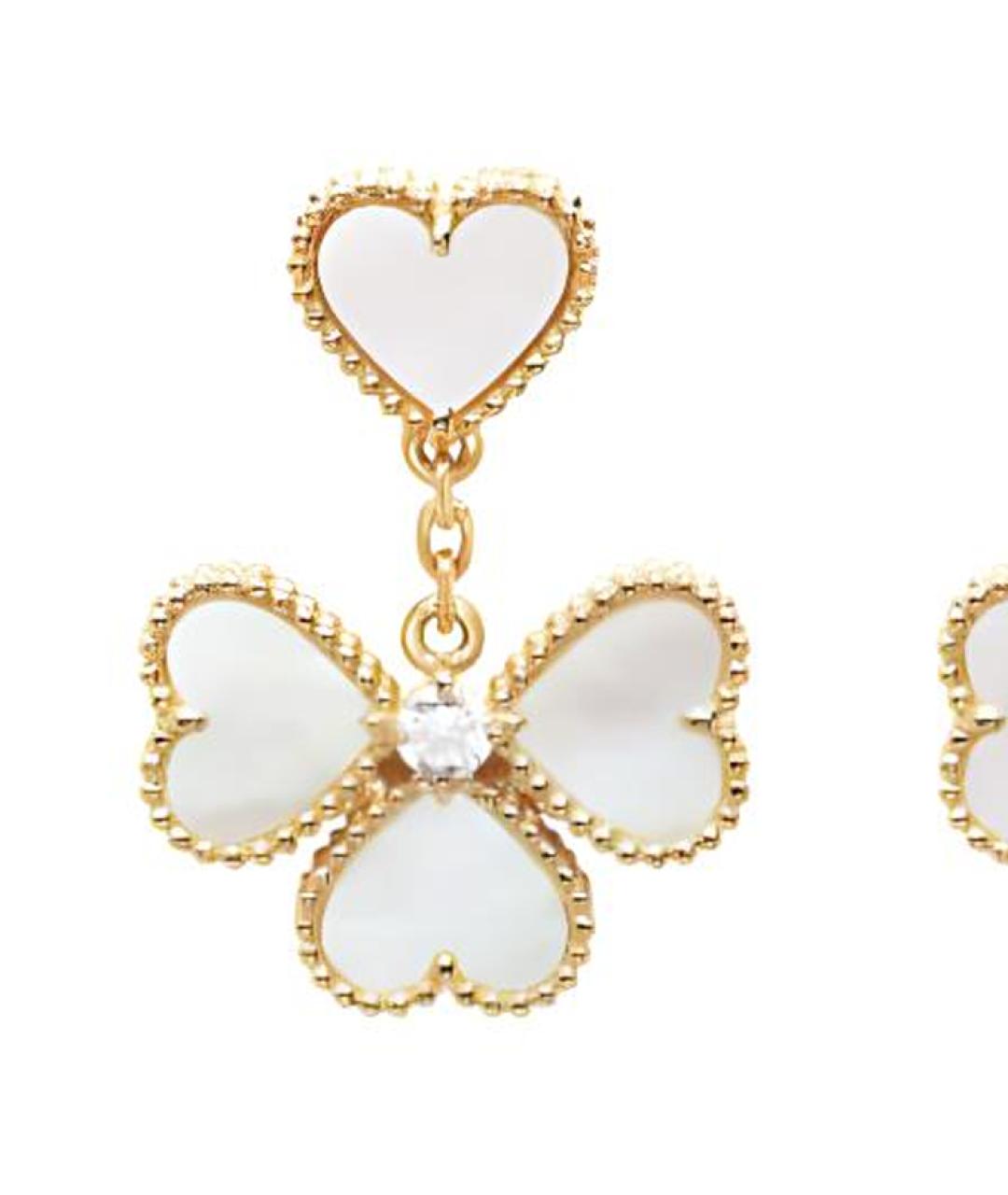 VAN CLEEF & ARPELS Золотые серьги из желтого золота, фото 2