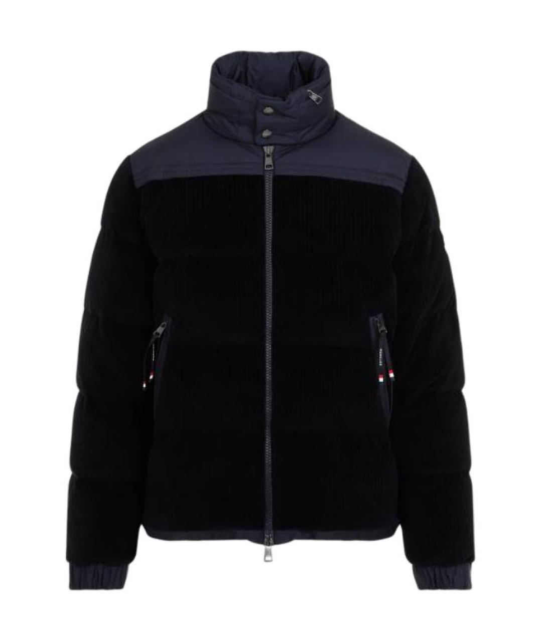 MONCLER Темно-синий пуховик, фото 1