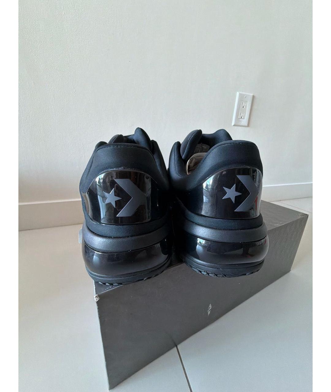 CONVERSE Черные синтетические низкие кроссовки / кеды, фото 4