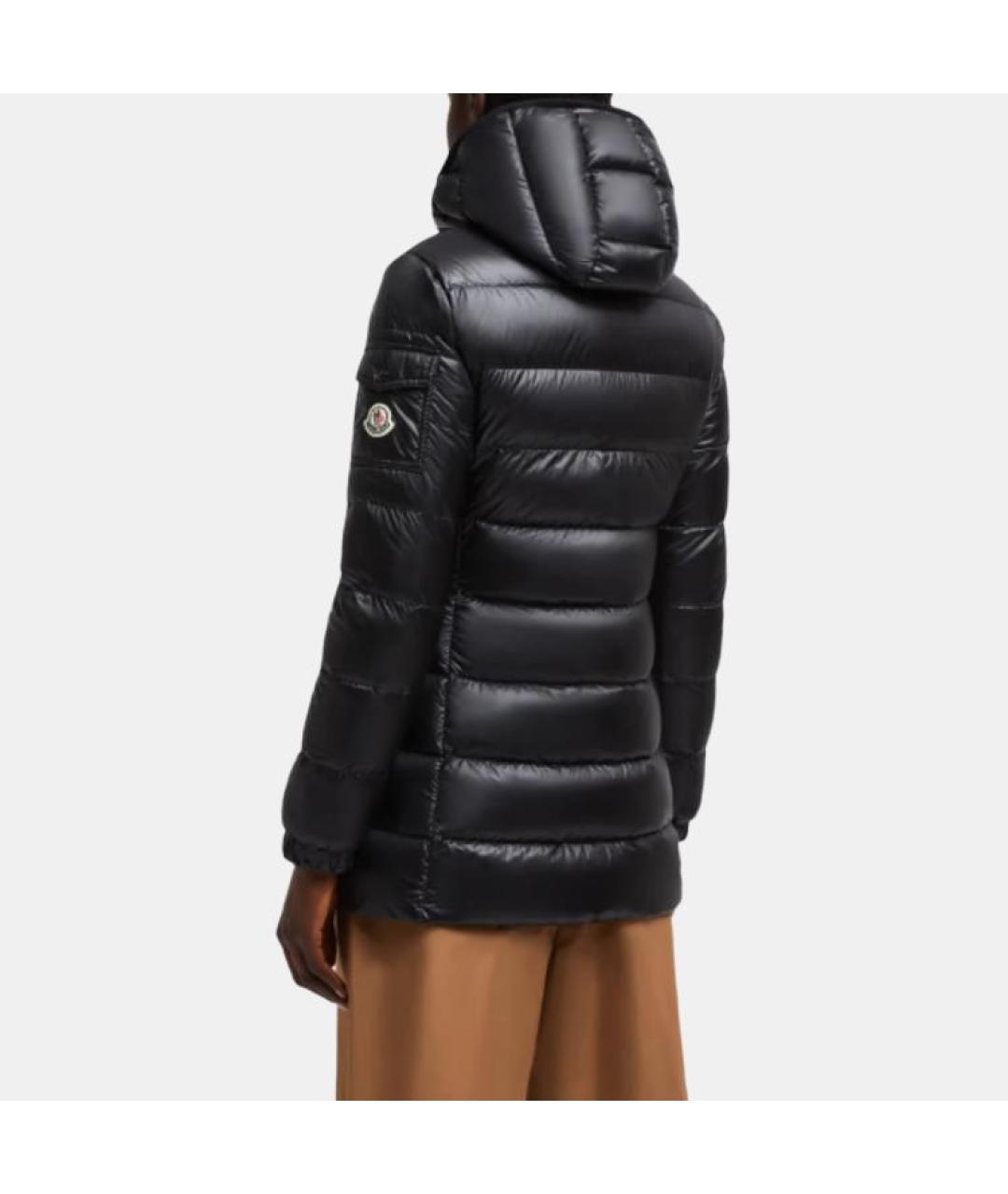 MONCLER Черная полиамидовая куртка, фото 4
