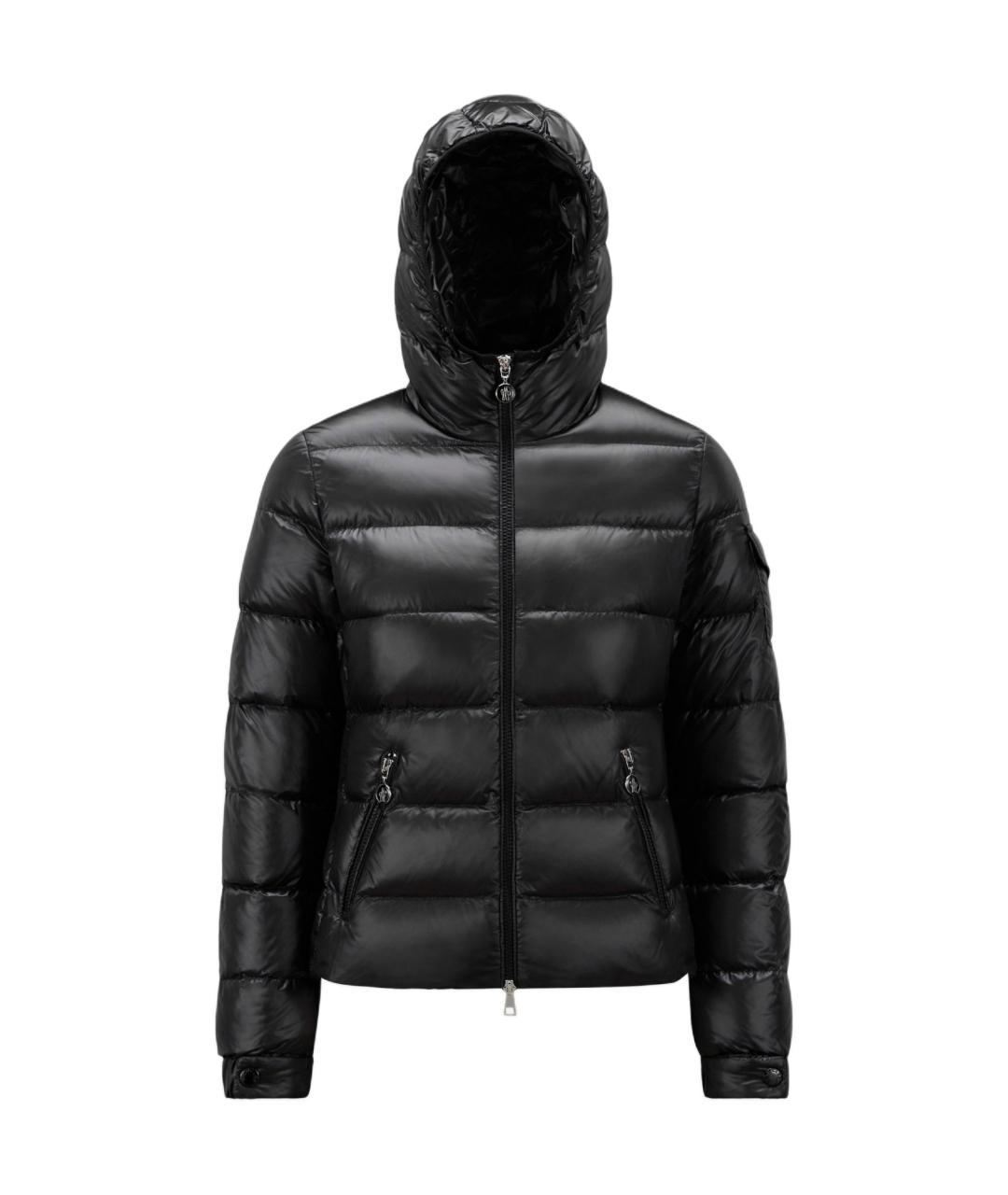 MONCLER Черный пуховик, фото 1