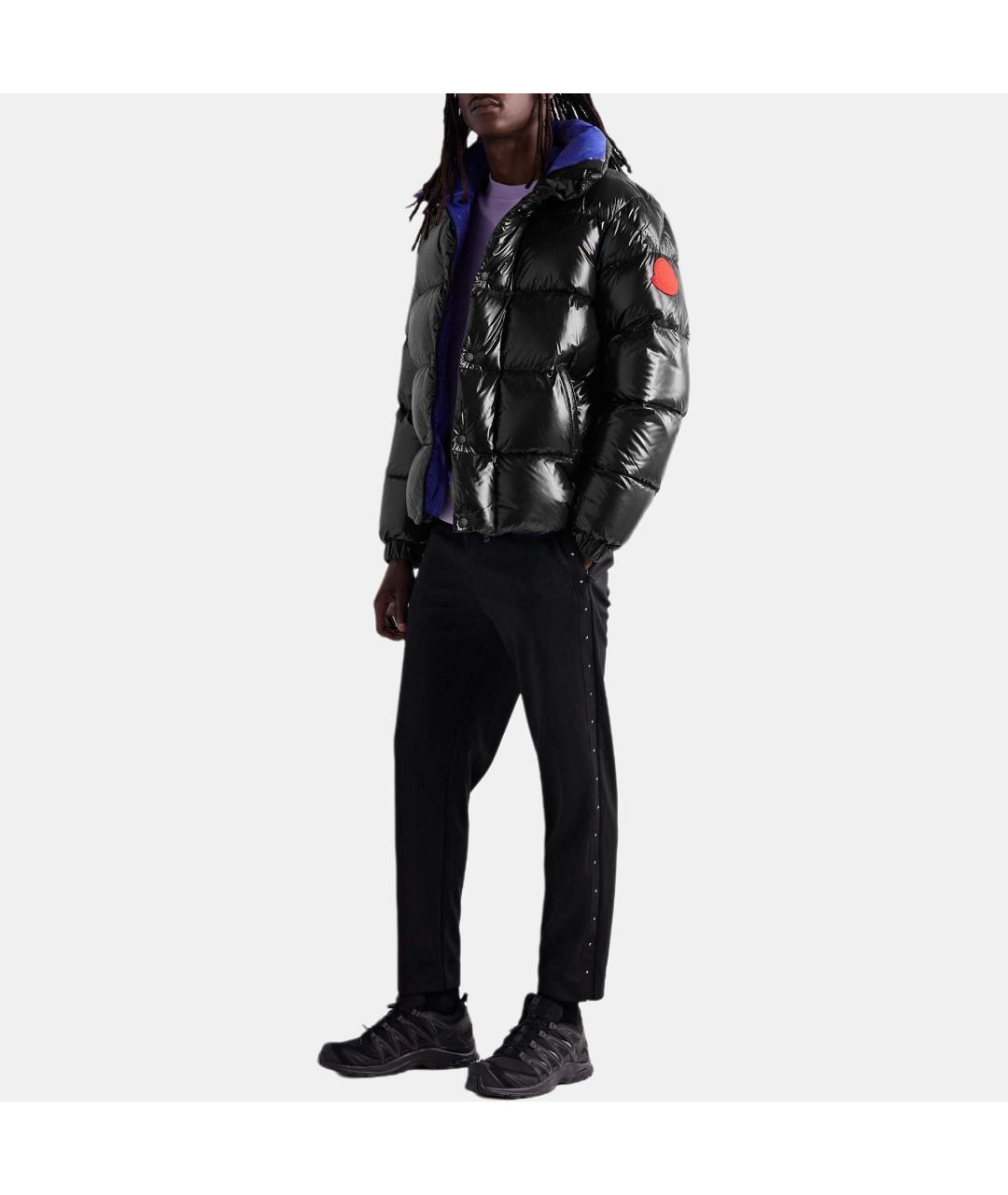 MONCLER Черный пуховик, фото 5