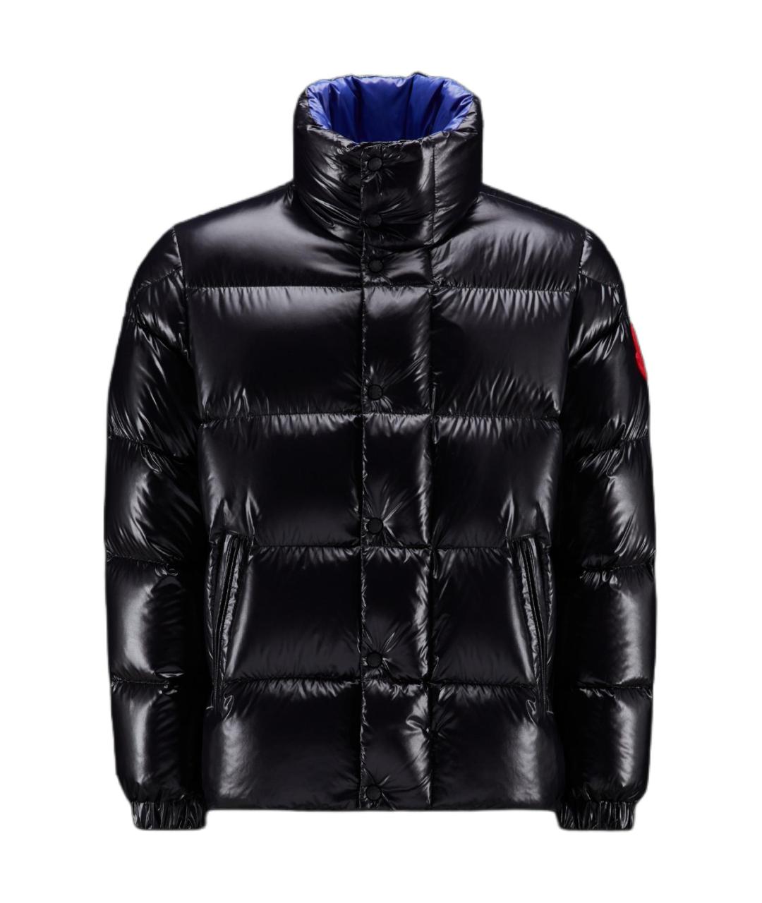 MONCLER Черный пуховик, фото 1