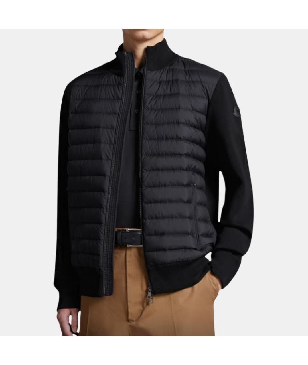 MONCLER Черная куртка, фото 4