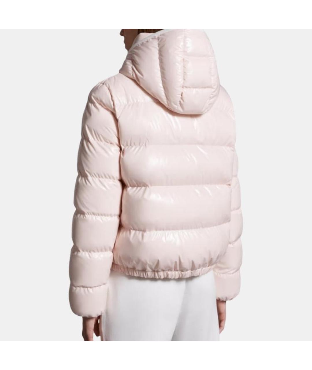 MONCLER Розовый пуховик, фото 4