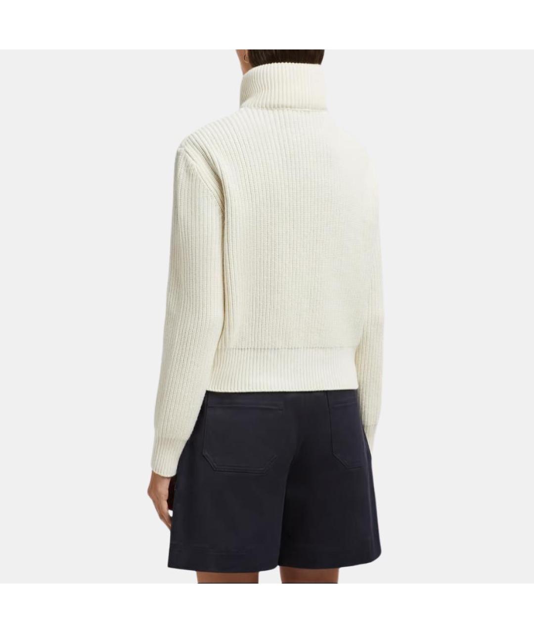 MONCLER Белая полиамидовая куртка, фото 4