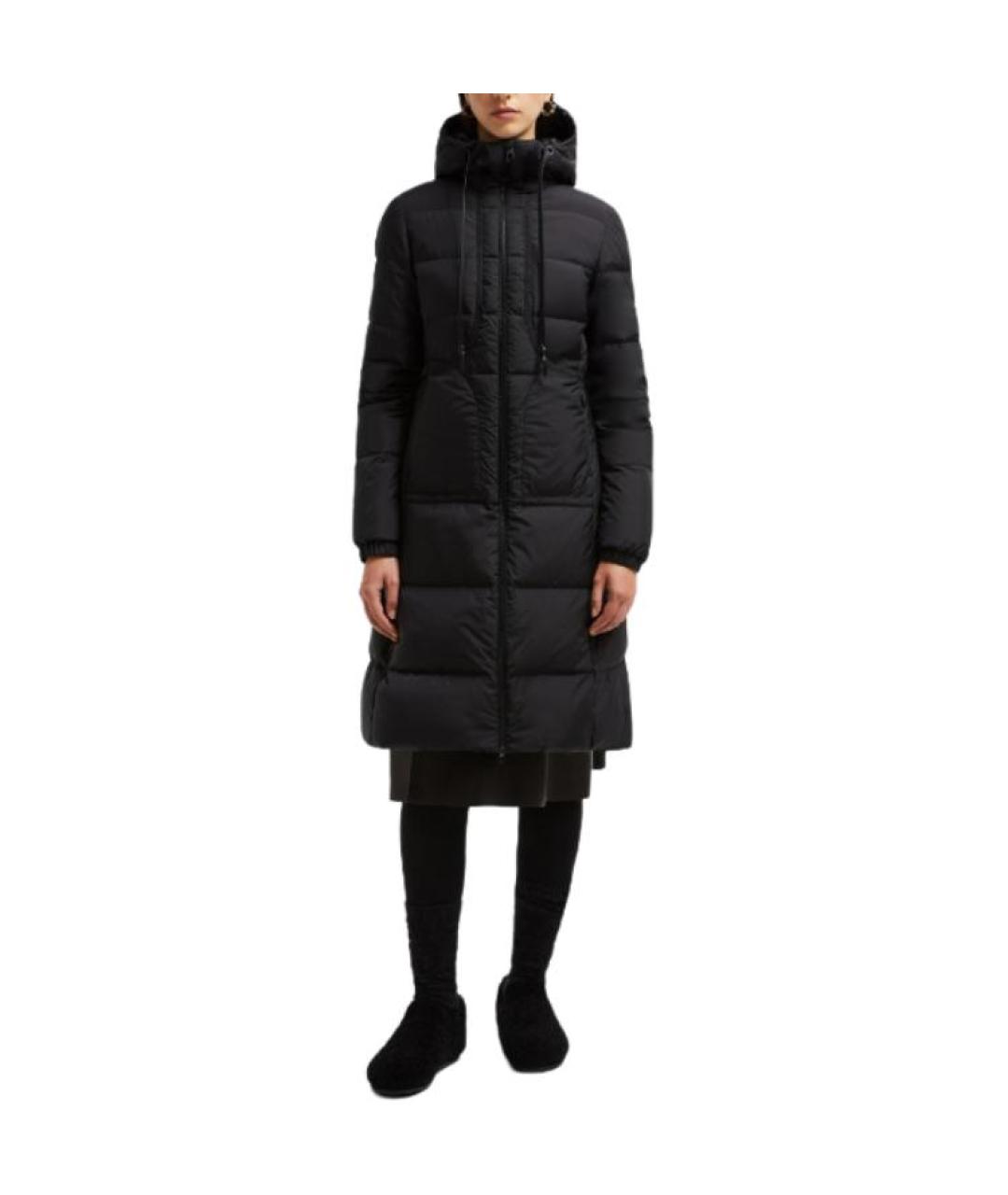 MONCLER Черный пуховик, фото 2