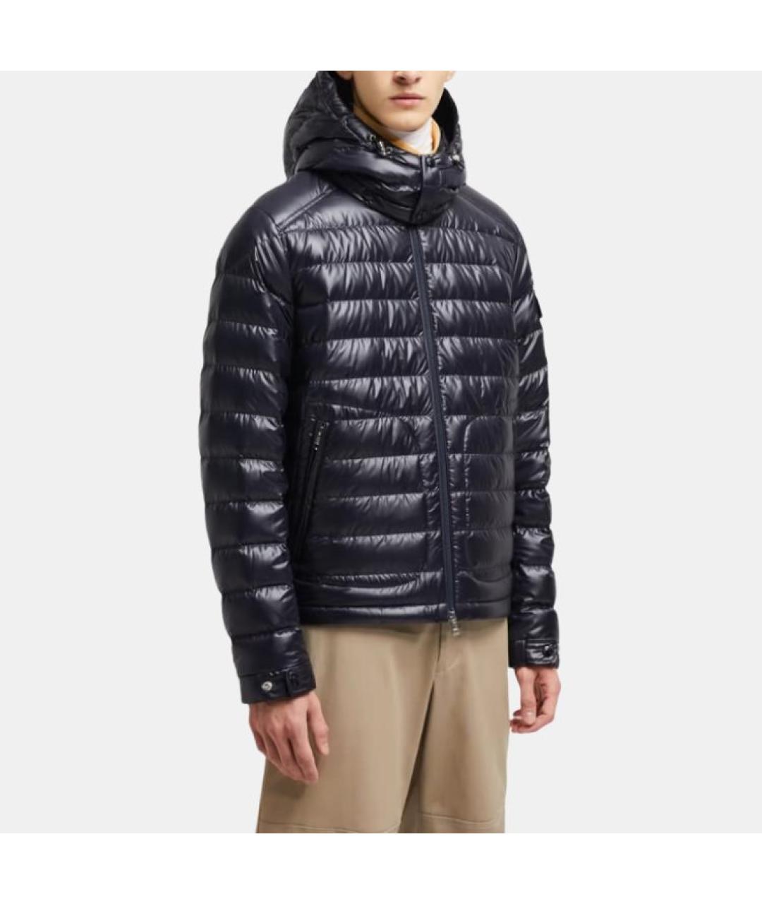 MONCLER Синий пуховик, фото 3