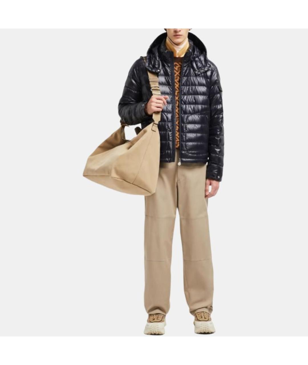 MONCLER Синий пуховик, фото 2