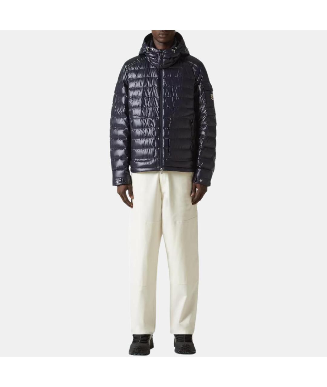 MONCLER Синий пуховик, фото 5