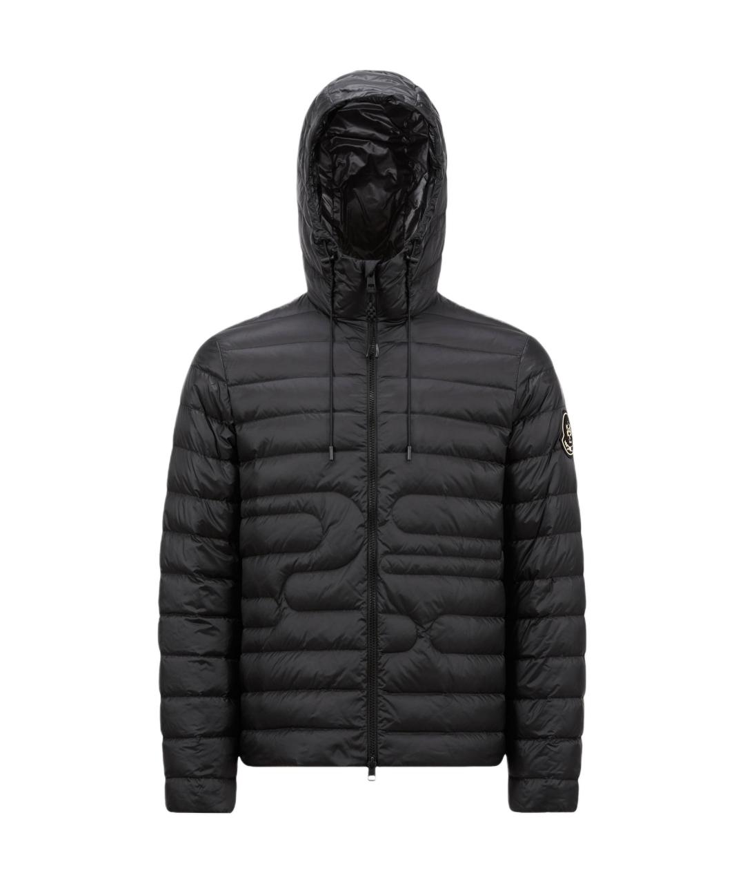 MONCLER Черный пуховик, фото 1