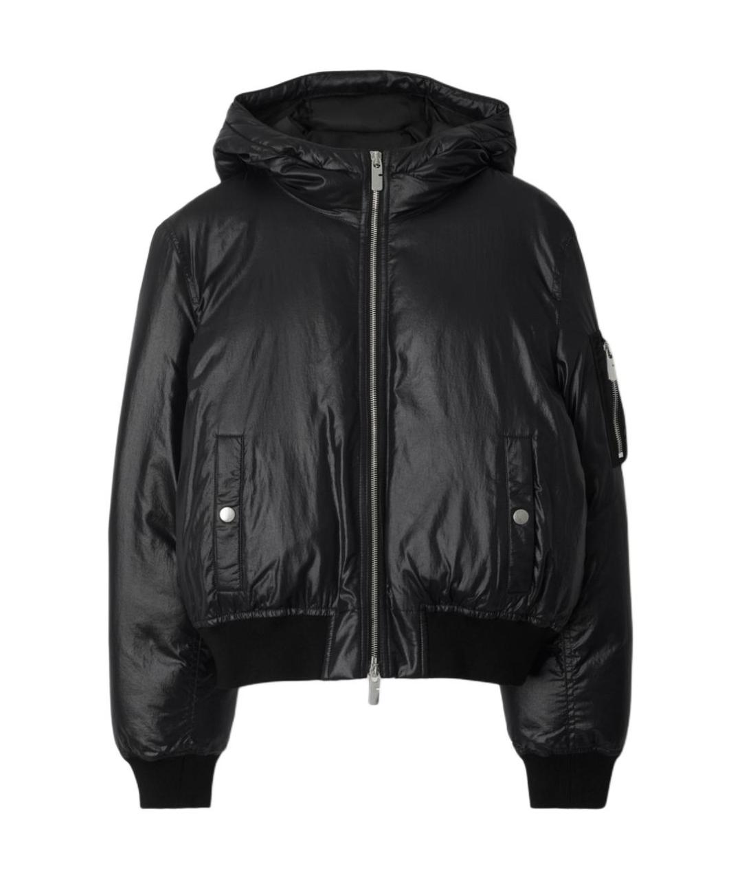 BURBERRY Черный пуховик, фото 1