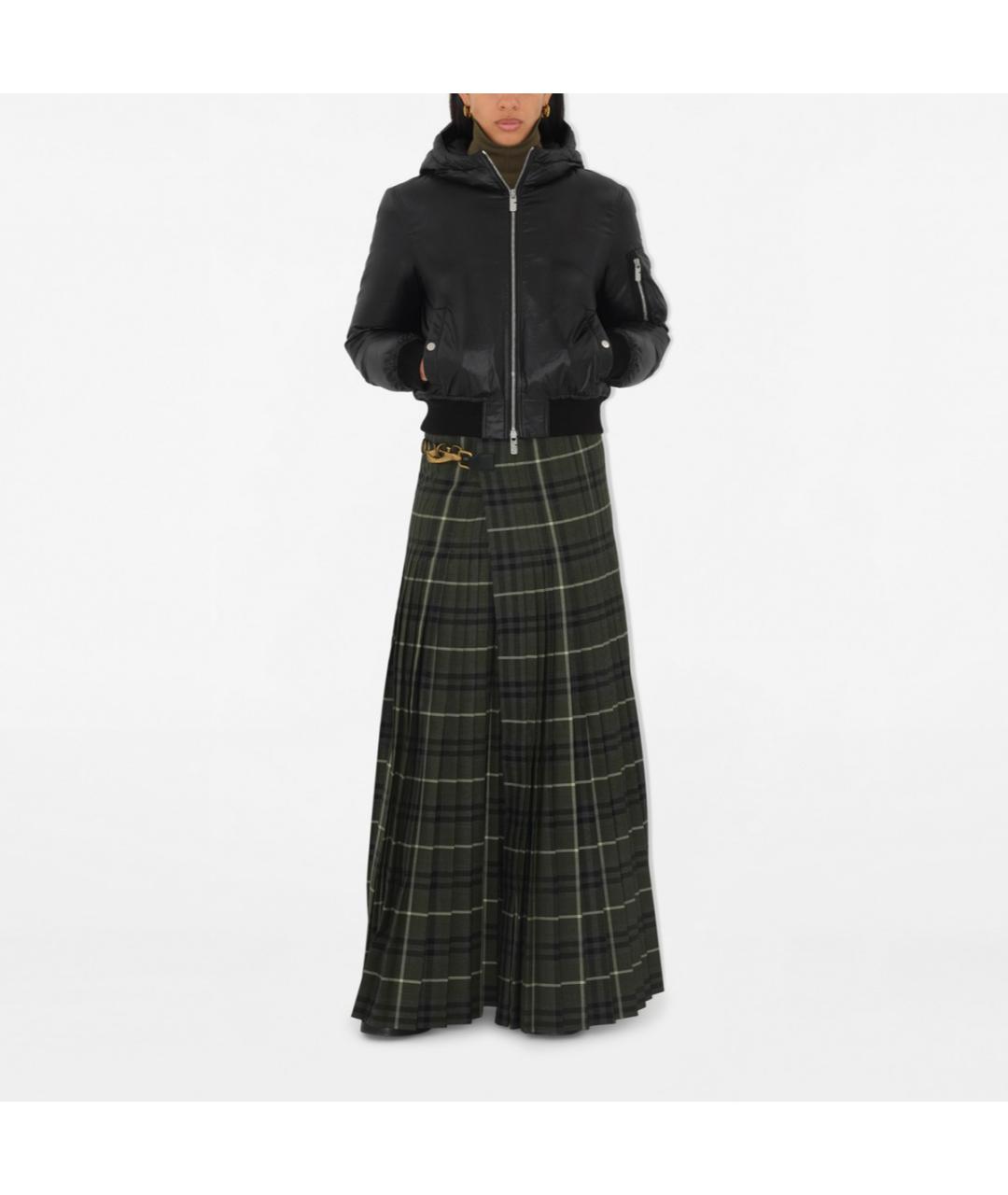 BURBERRY Черный пуховик, фото 2