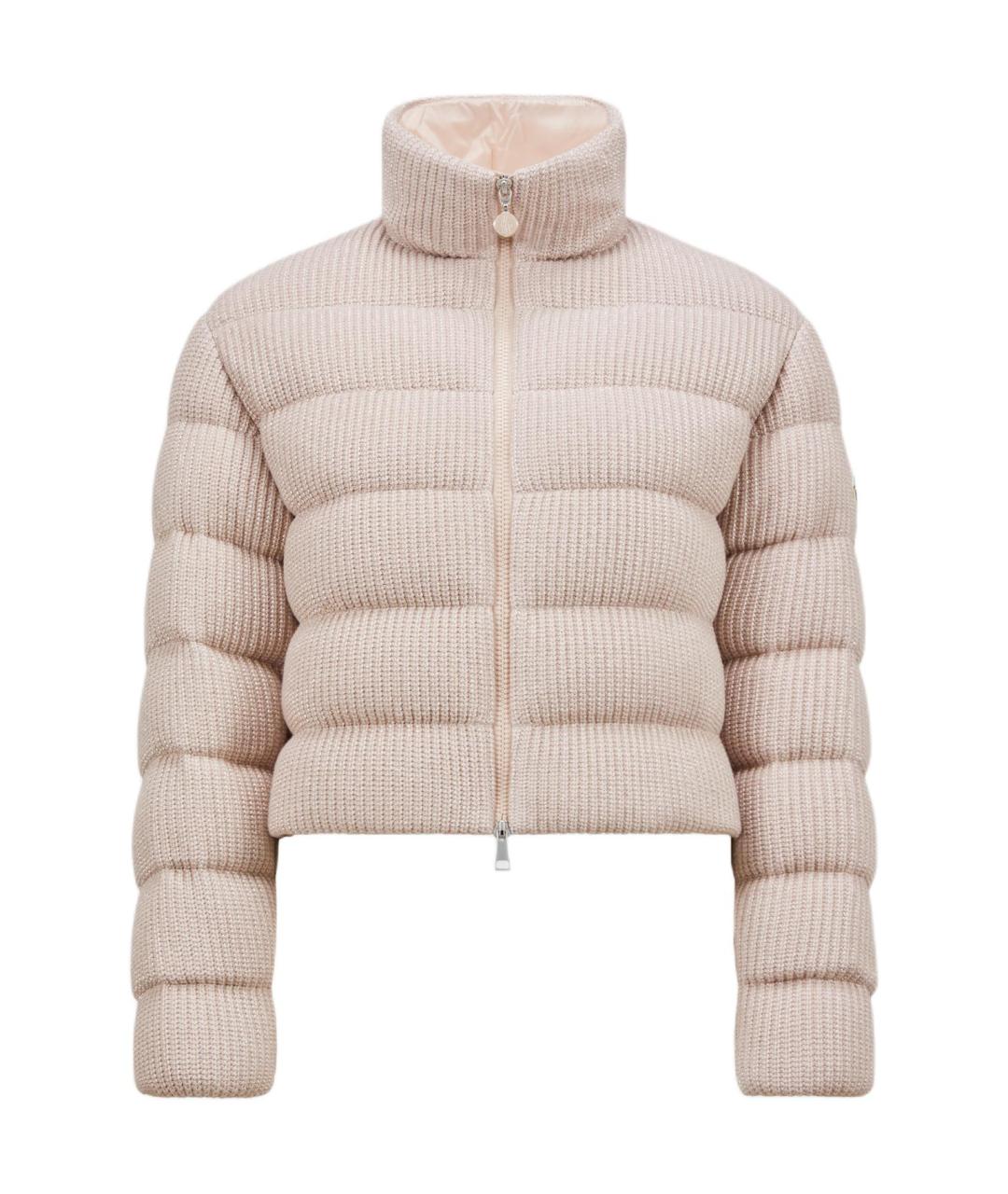 MONCLER Розовый пуховик, фото 1