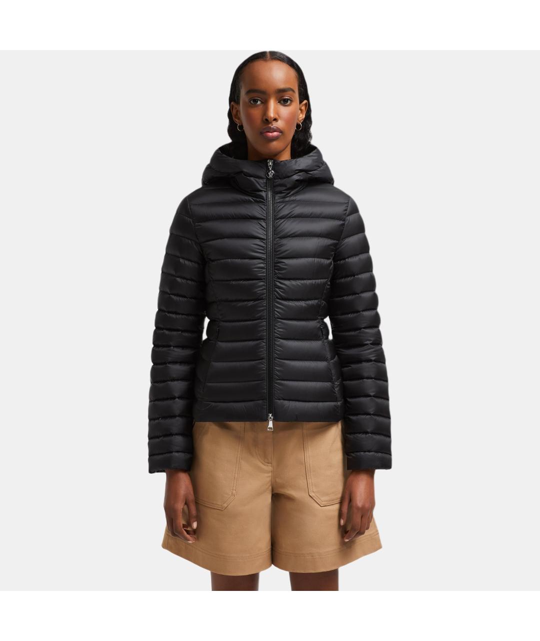 MONCLER Черный пуховик, фото 3