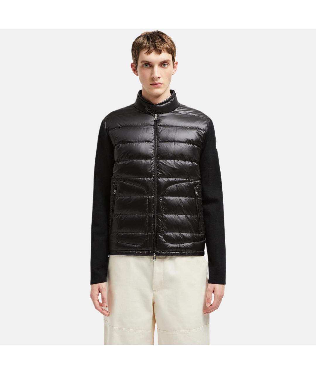 MONCLER Черная куртка, фото 2