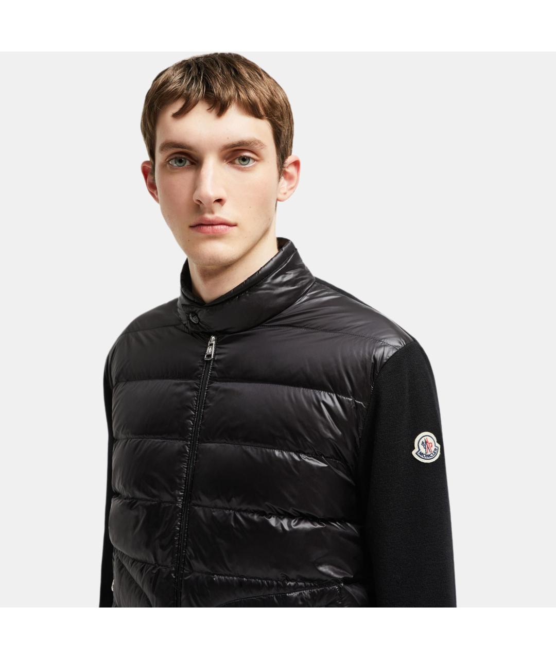 MONCLER Черная куртка, фото 5