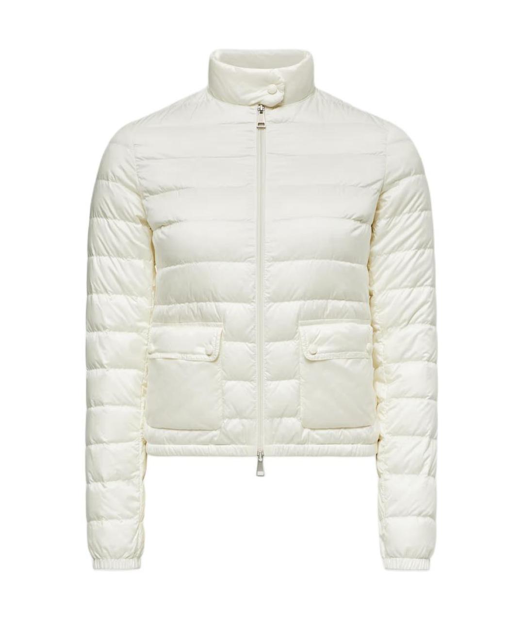 MONCLER Белый пуховик, фото 1