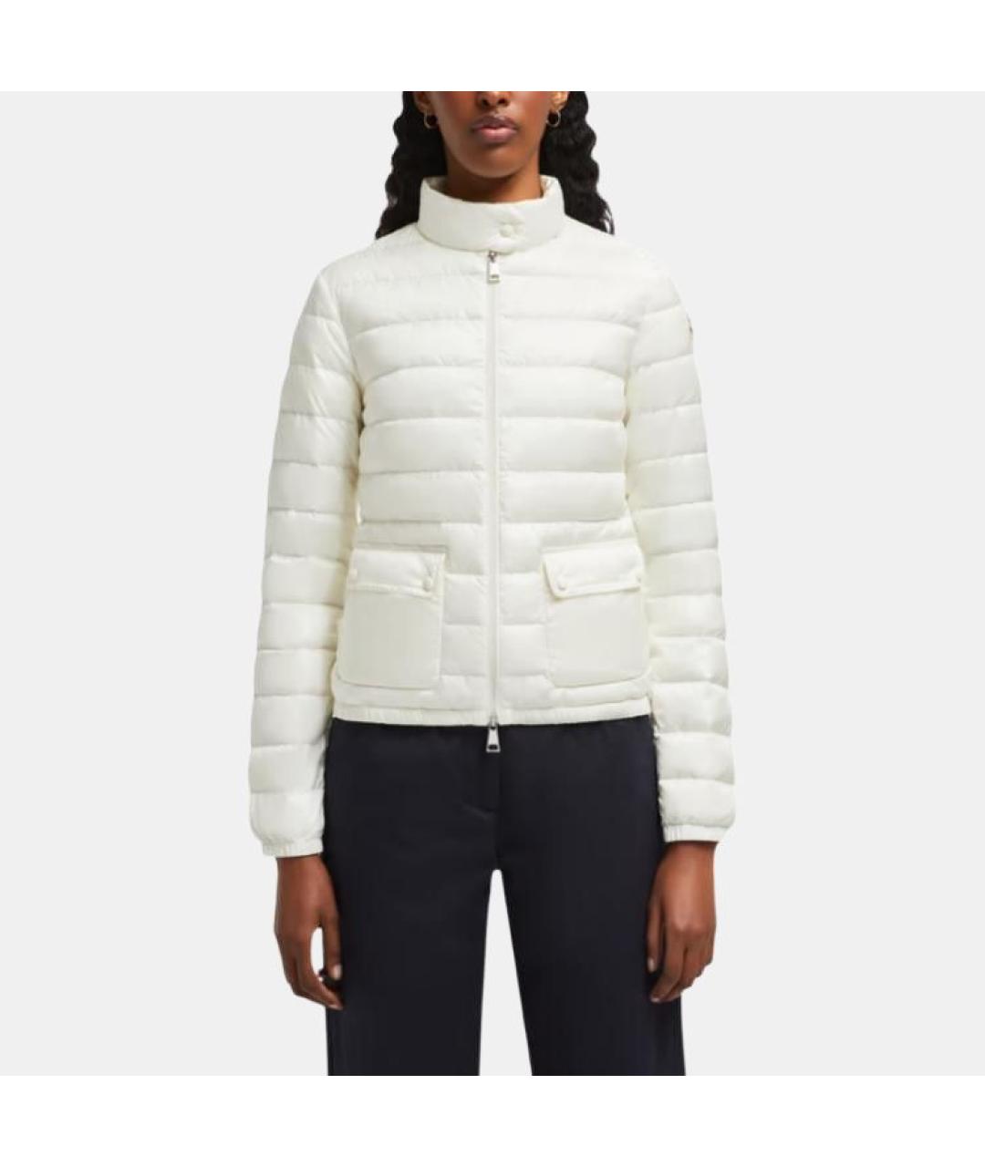 MONCLER Белый пуховик, фото 3