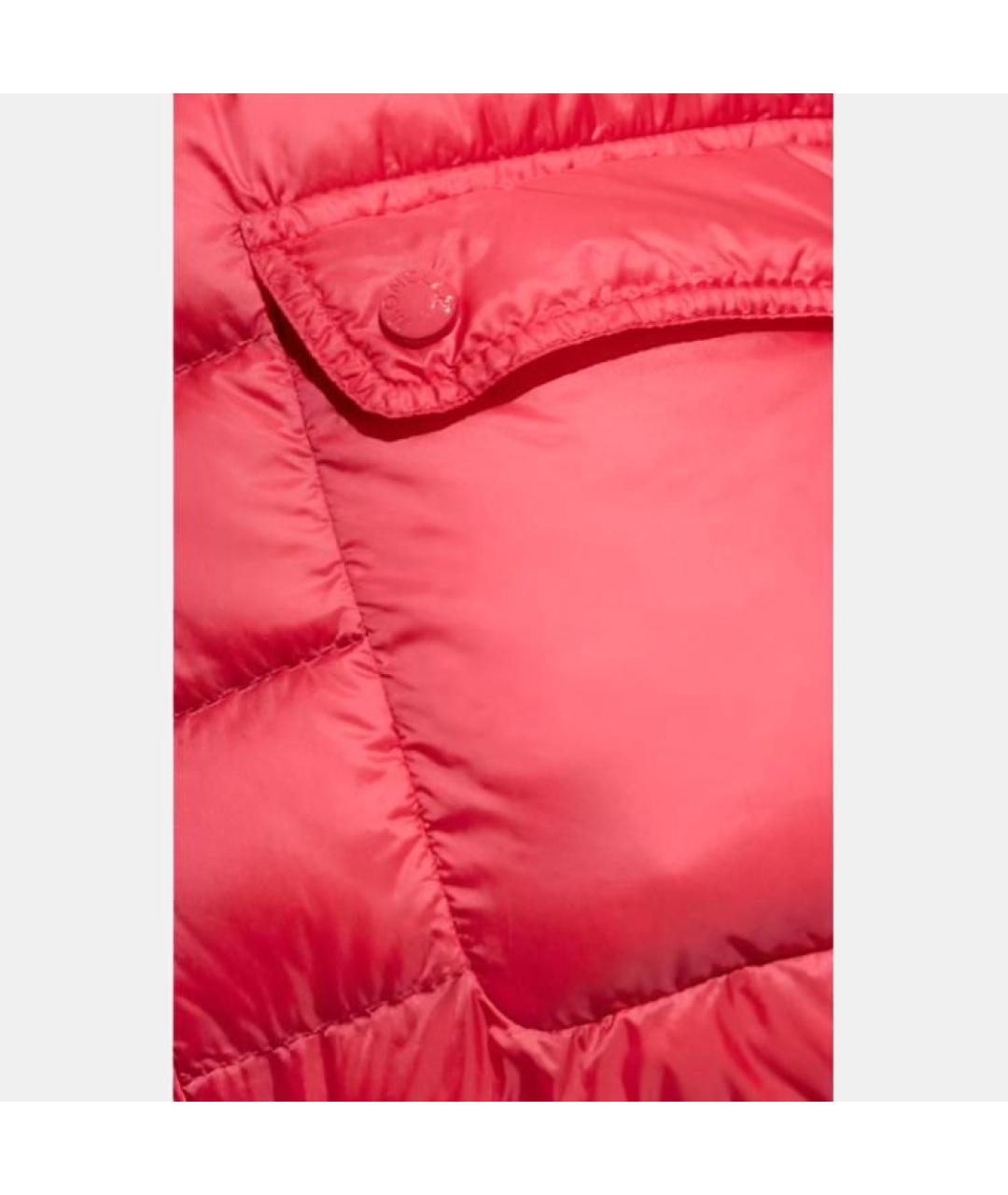 MONCLER Красный пуховик, фото 5