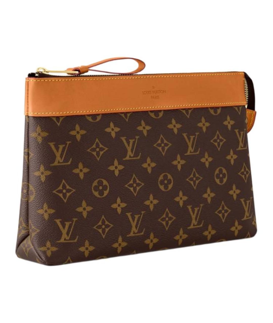 LOUIS VUITTON Коричневая папка для документов, фото 2