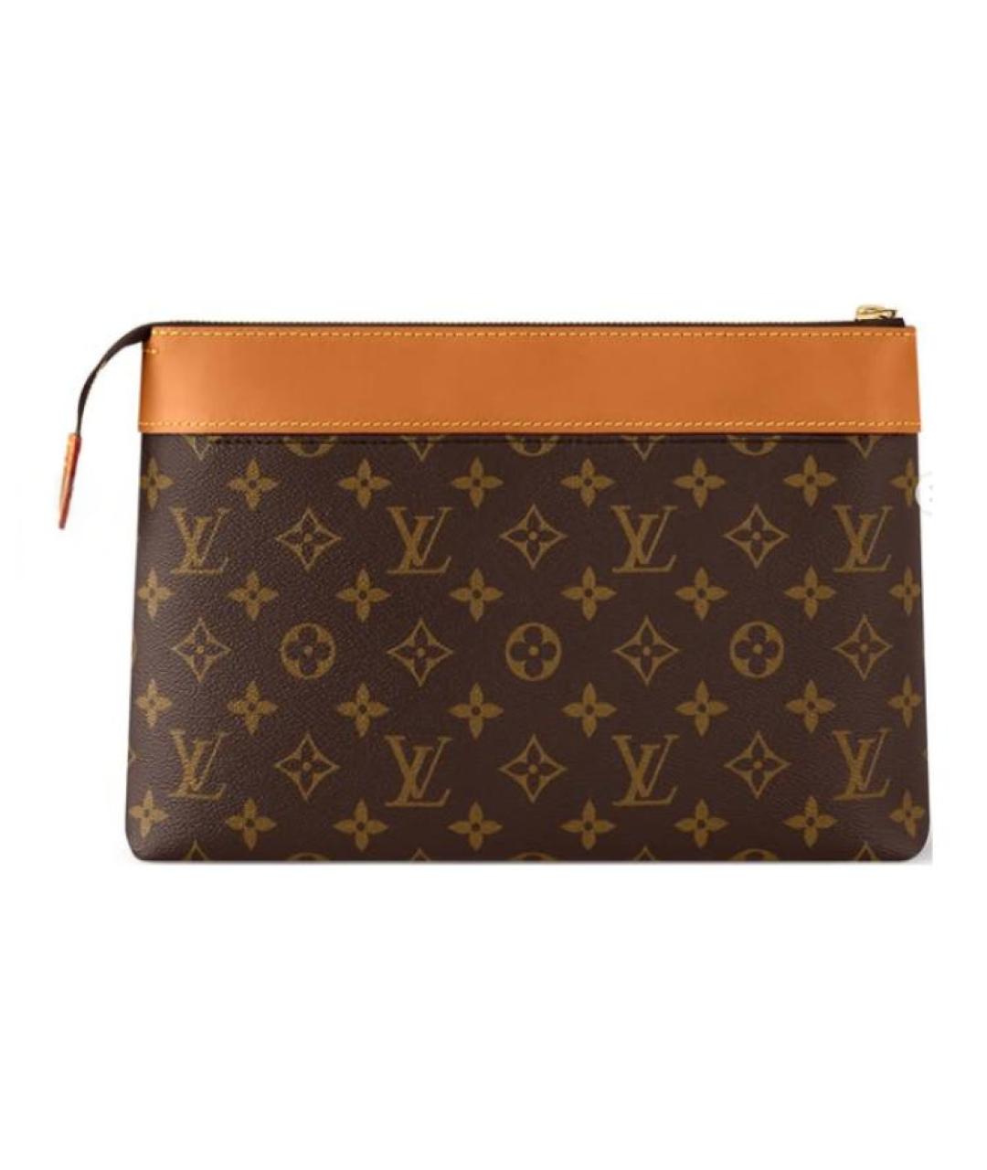 LOUIS VUITTON Коричневая папка для документов, фото 3