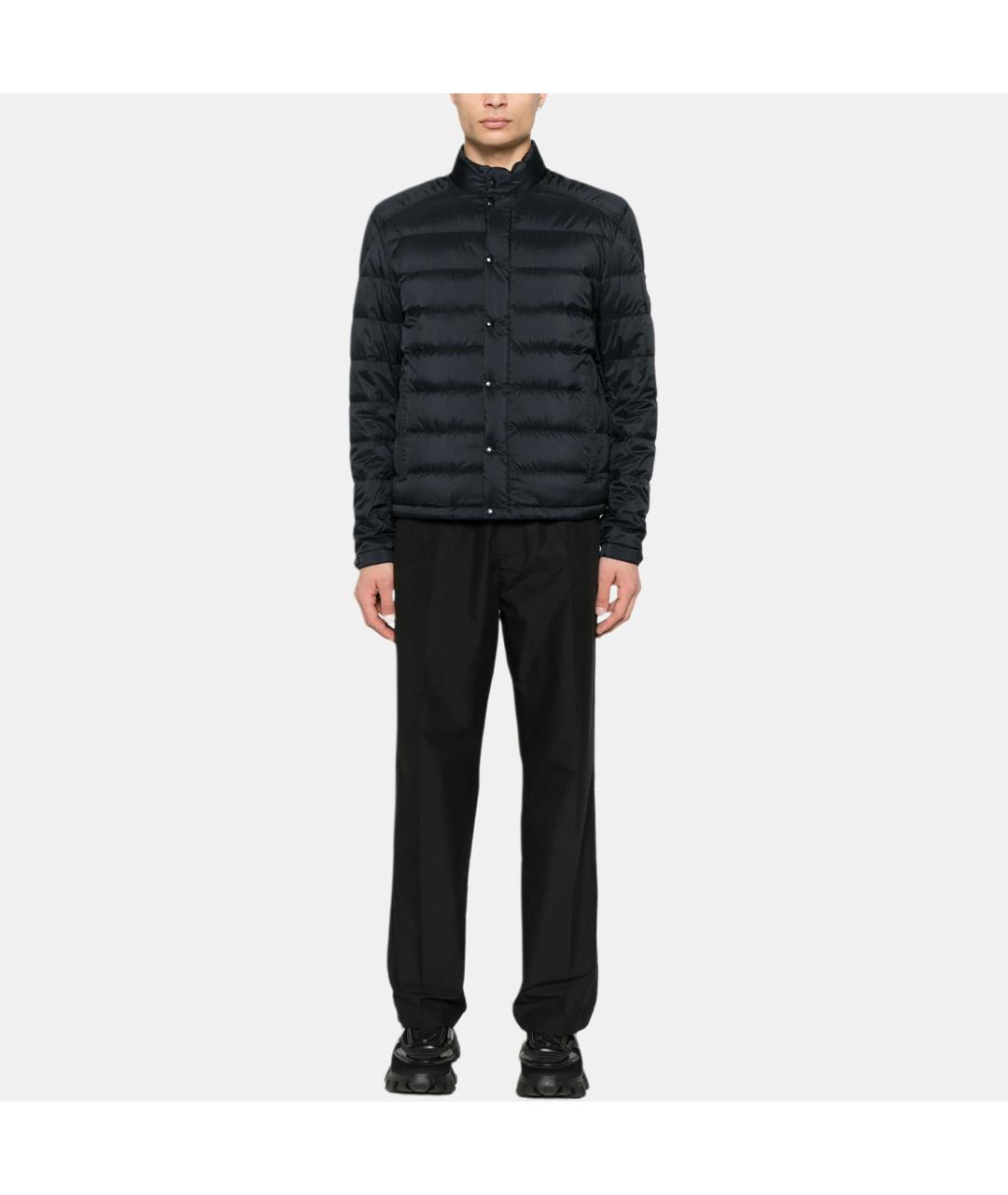 MONCLER Синяя полиамидовая куртка, фото 2