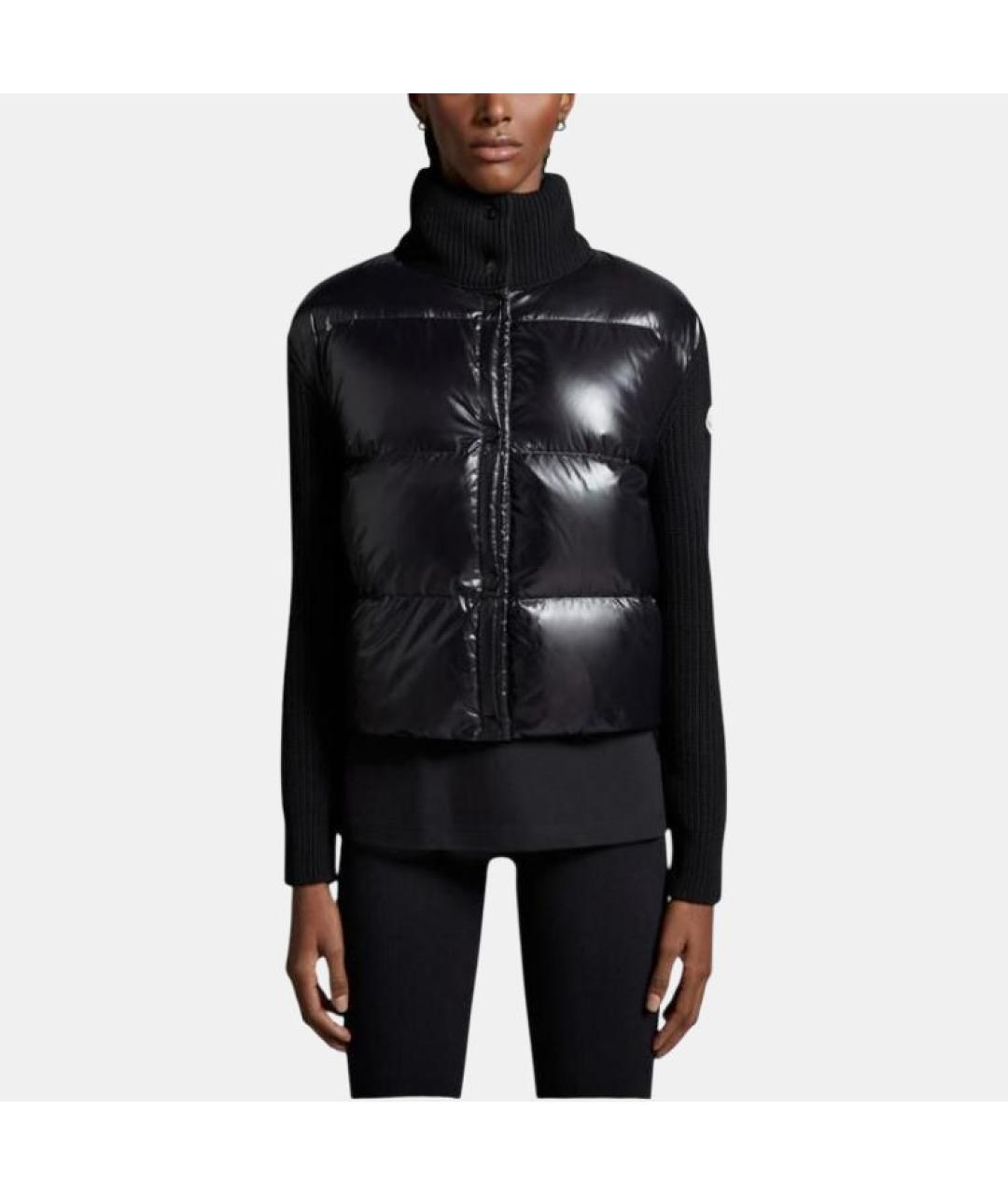 MONCLER Черная куртка, фото 2