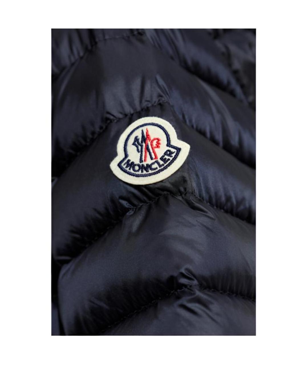 MONCLER Синий пуховик, фото 5