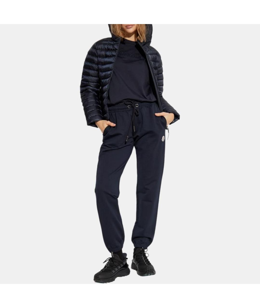 MONCLER Синий пуховик, фото 4