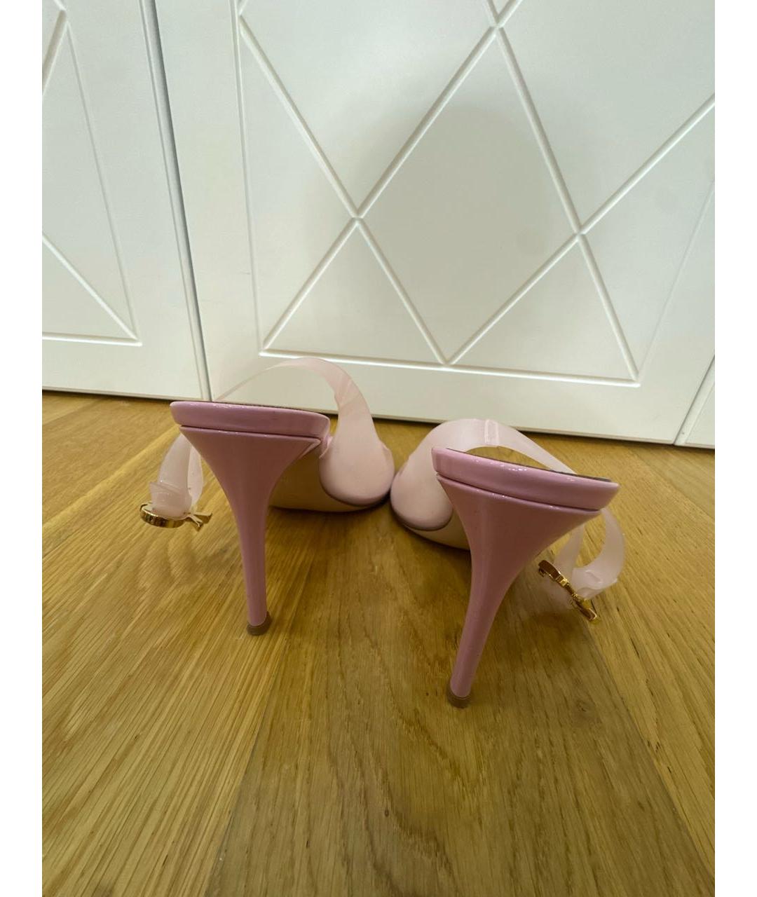 GIANVITO ROSSI Розовые босоножки, фото 4